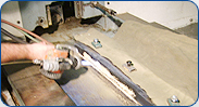 Rebuilding of Score Ways / Spray Weld of Harden Ways